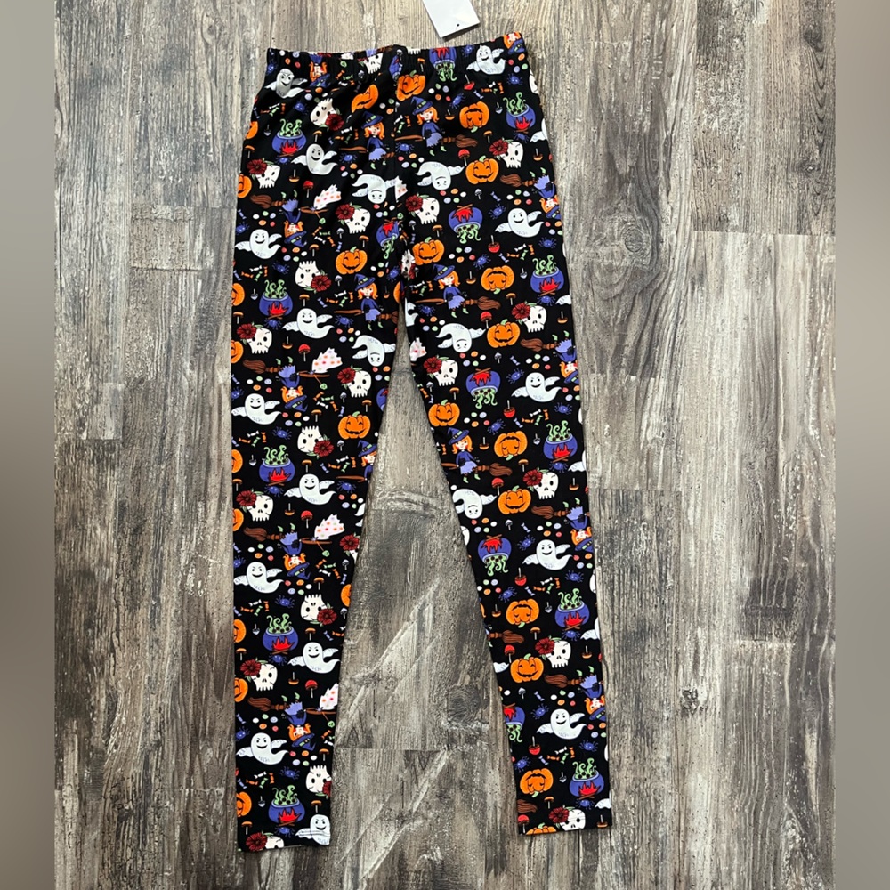 My LaLa Leggings Women’s Set of 2 Halloween Design NWT One Size Stretchy - Picture 5 of 8